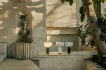 Kizu bærbare bordlampe - White marble - New Works