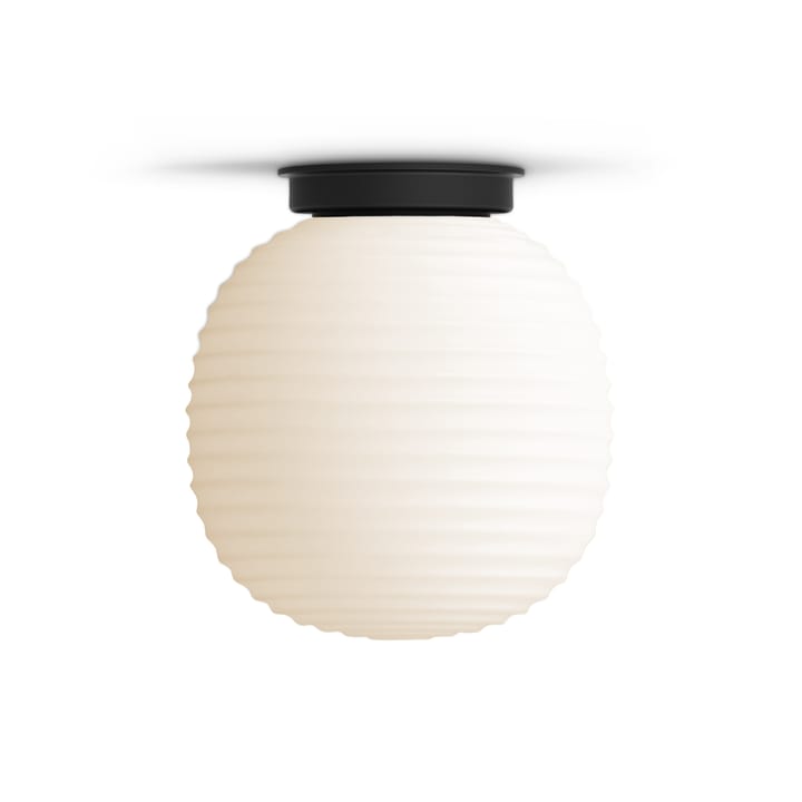 Lantern taklampe small - Frosted white opal glass - New Works
