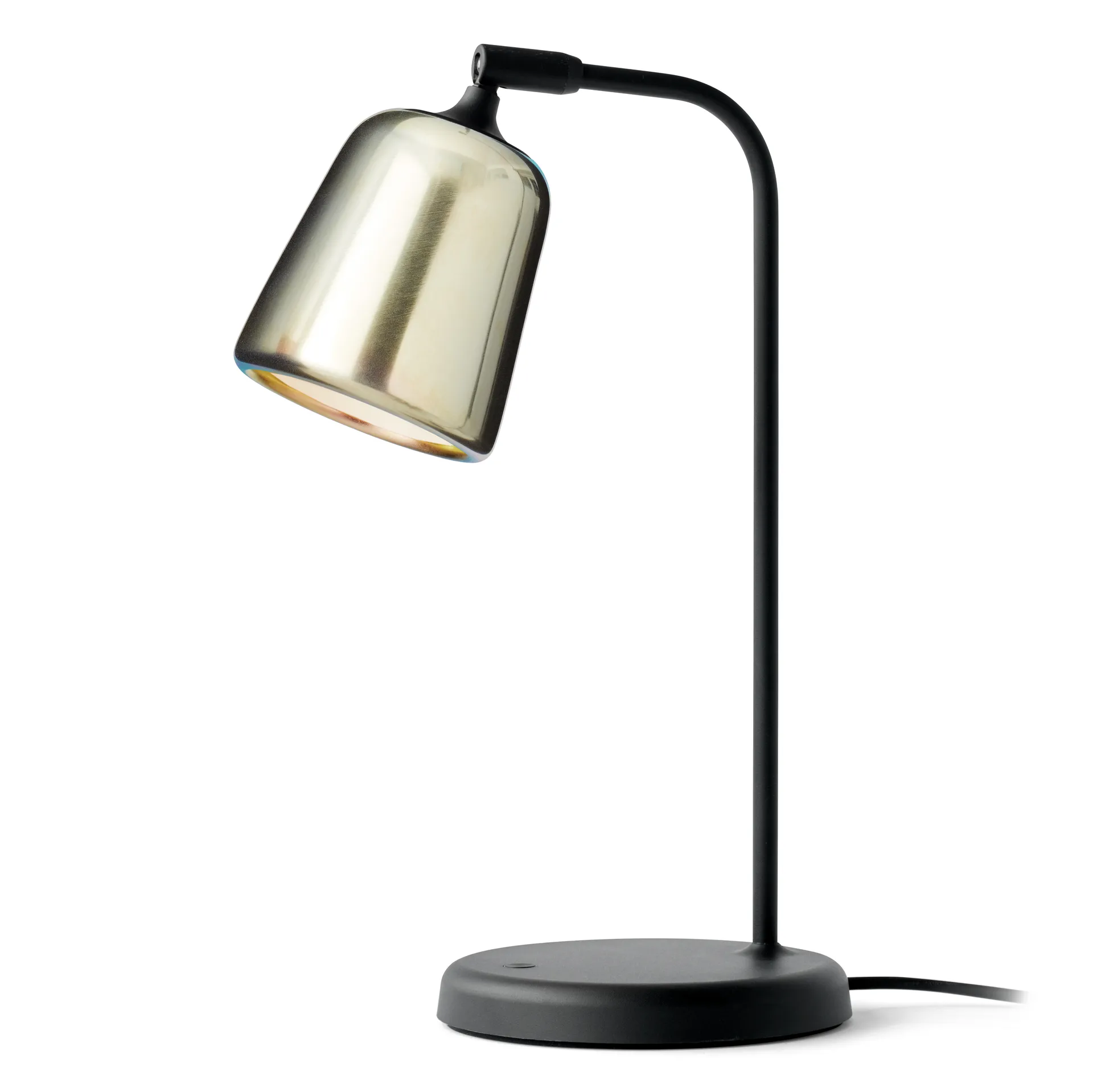 Material bordlampe, Yellow steel New Works