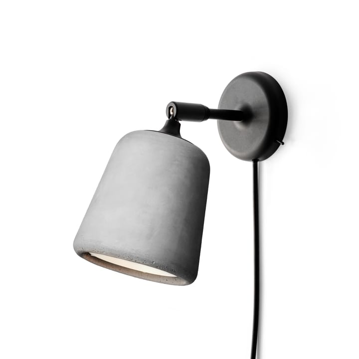 Material vegglampe - Light grey concrete - New Works