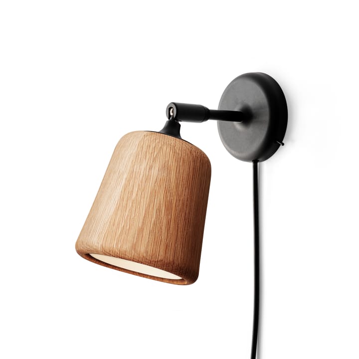 Material vegglampe - Natural oak - New Works