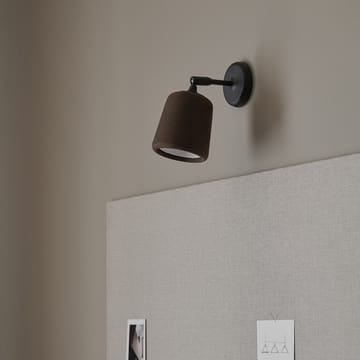 Material vegglampe - Smoked oak - New Works