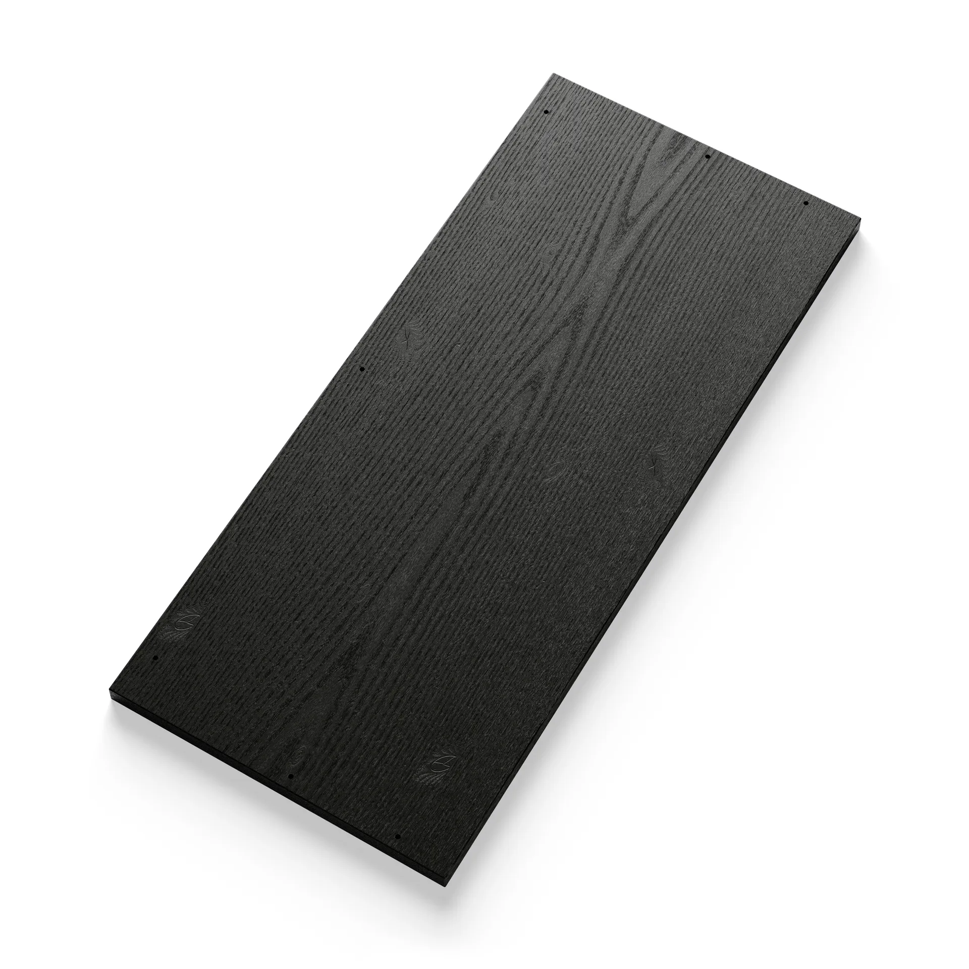 New Works hylleplate magasinhylle 35 x 80 cm, Sort ask New Works