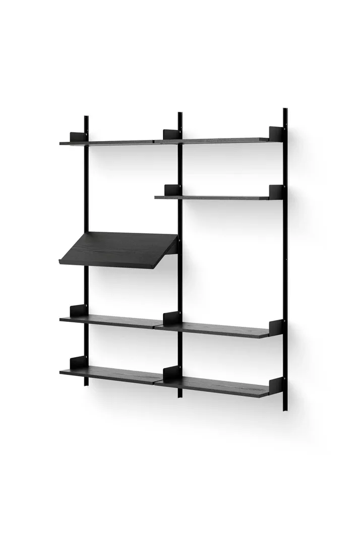 New Works Living hylle 190 cm svart ask - New Works