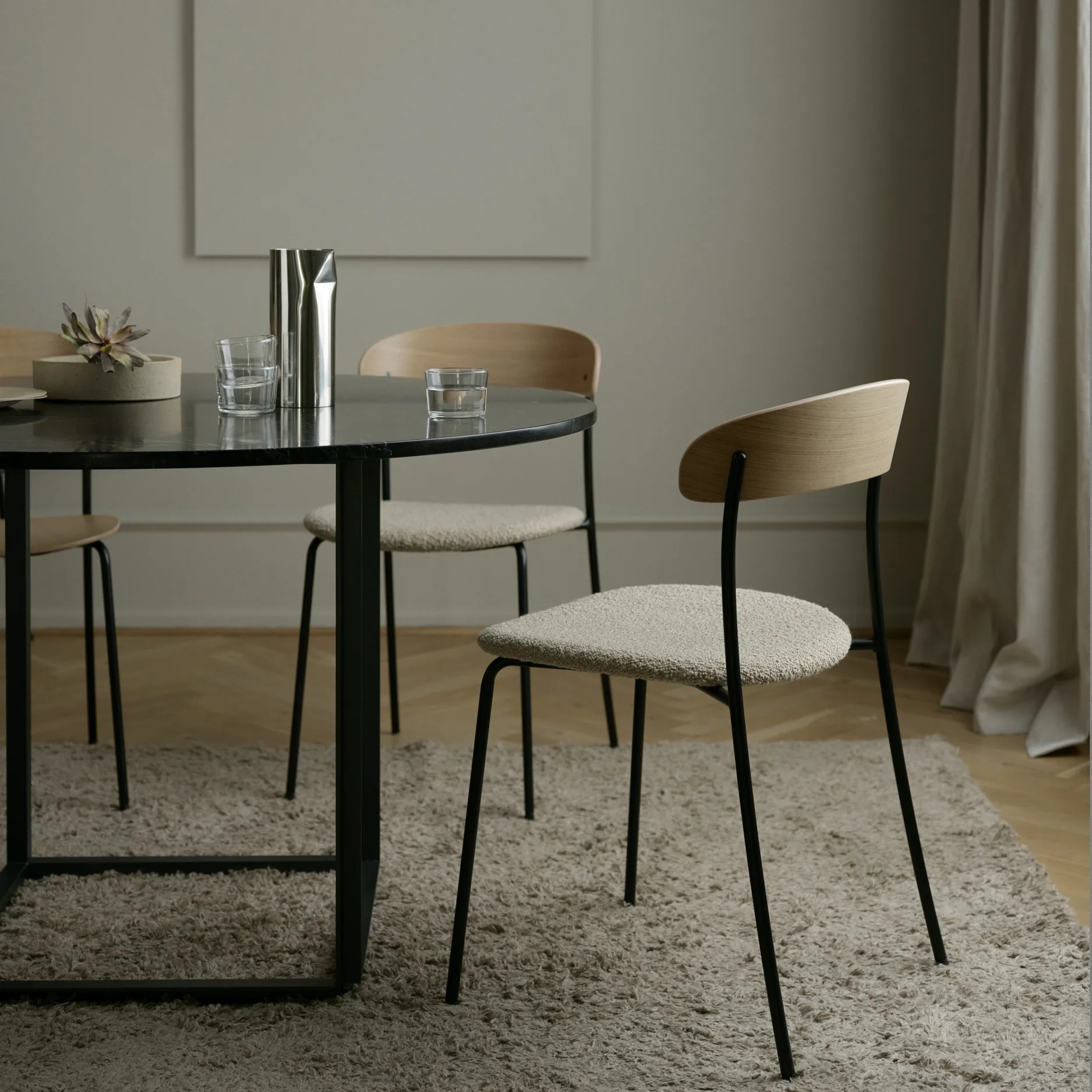 Pleat karaffel, Rustfritt stål New Works