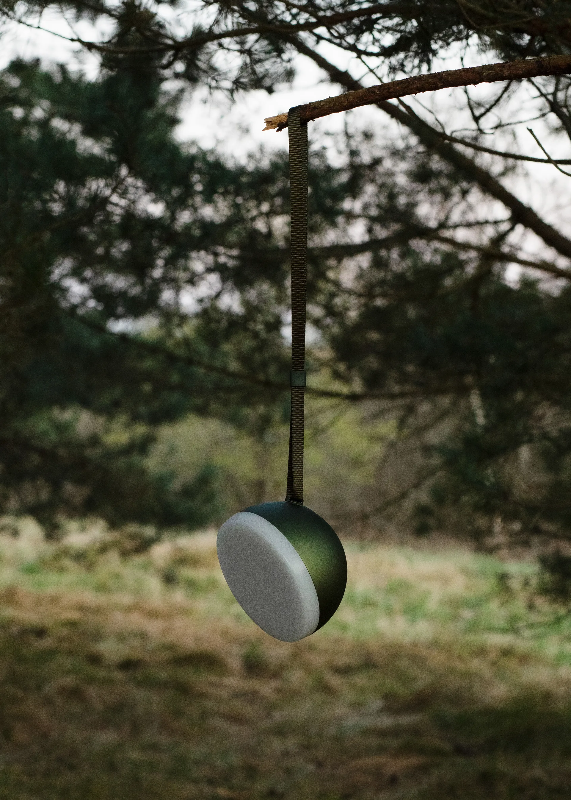 Sphere bærbar lampe, Deep green New Works