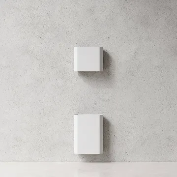 Nichba papirkurv - Hvit, 12 l - Nichba