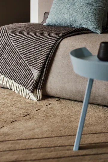 Levels Stripes ullteppe - Beige, 170x240 cm - NJRD