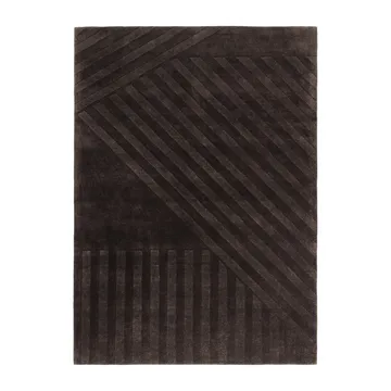 Levels Stripes ullteppe - Brun, 200x300 cm - NJRD