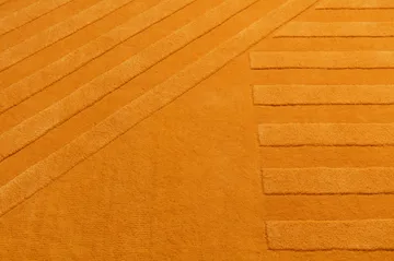 Levels Stripes ullteppe - Gul, 200x300 cm - NJRD