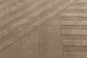 Levels Stripes ullteppe - Muldvarp, 170x240 cm - NJRD