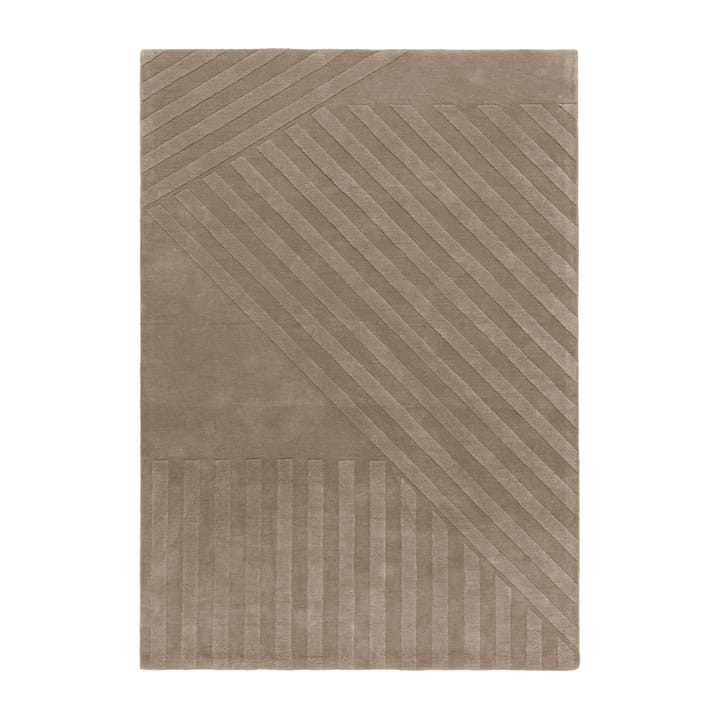 Levels ullteppe stripes grå - 170 x 240 cm - NJRD
