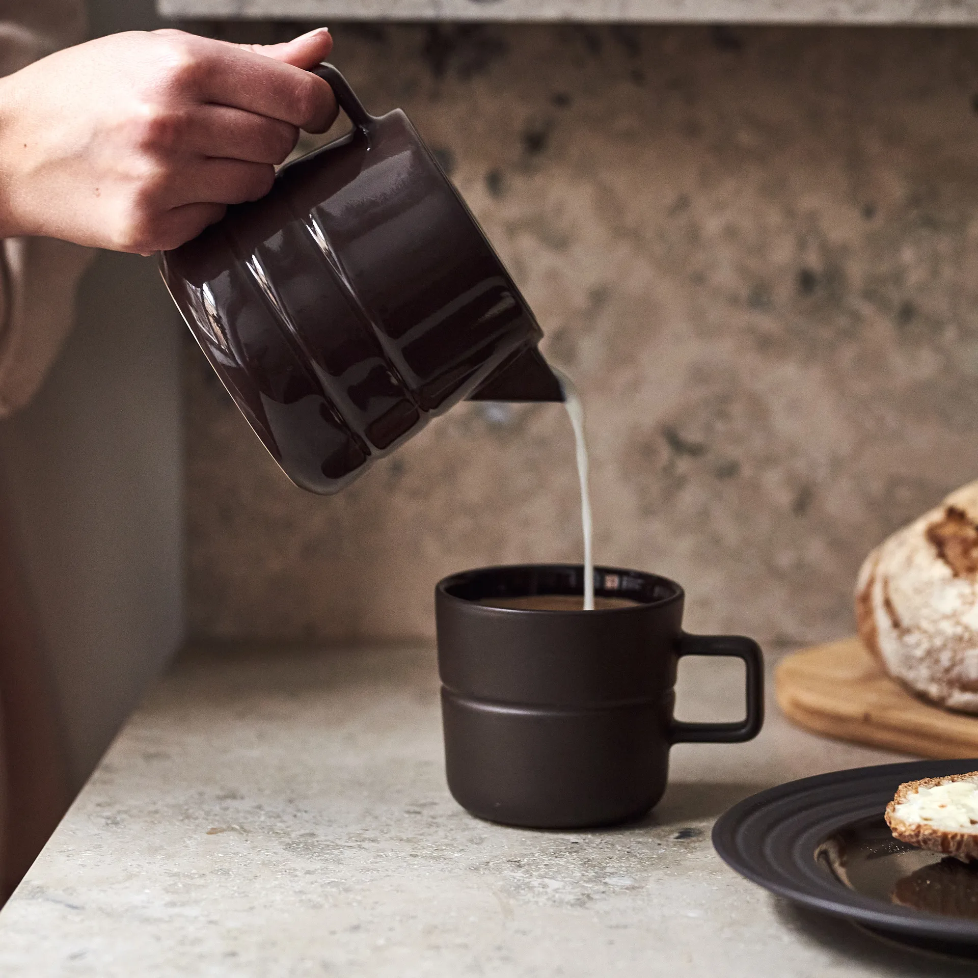 Lines melkekanne 50 cl, Brun NJRD