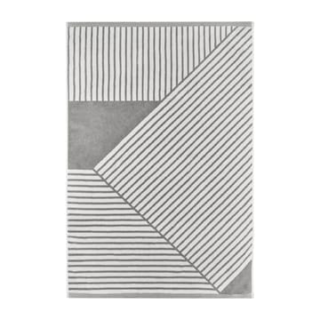 Stripes badehåndkle 100 x 150 cm - Grå - NJRD