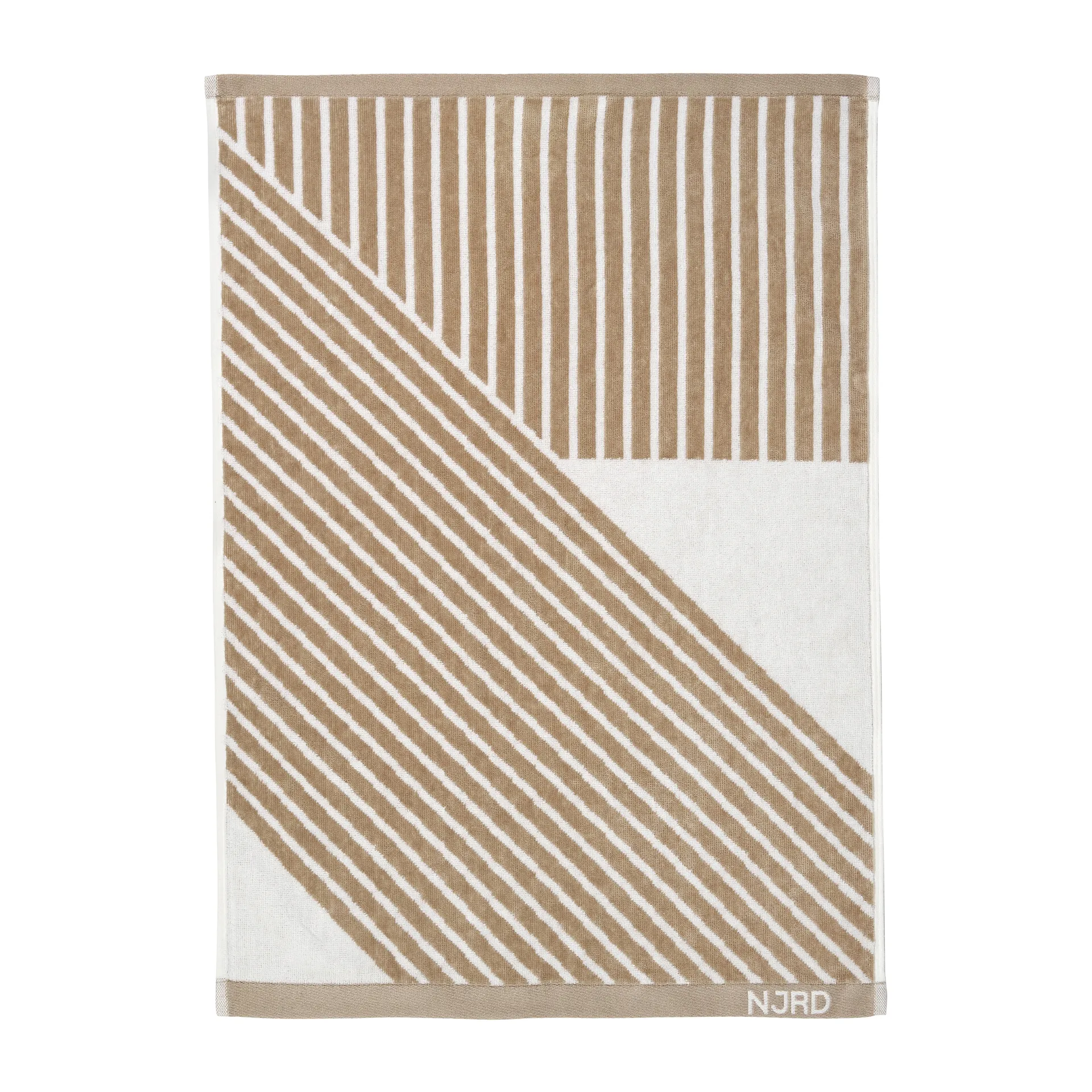 Stripes håndkle 50x70 cm, Beige NJRD