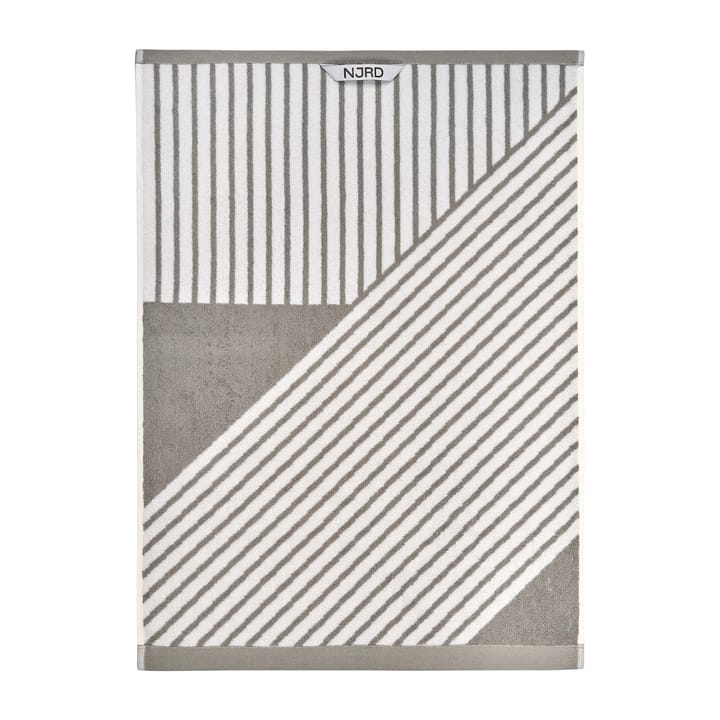 Stripes håndkle 50x70 cm, Grå NJRD