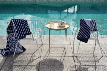 Stripes håndklesett 4 deler - Blå - NJRD