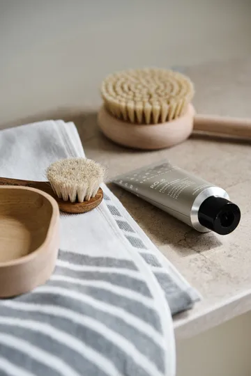 Stripes håndklesett 4 deler - Grå - NJRD