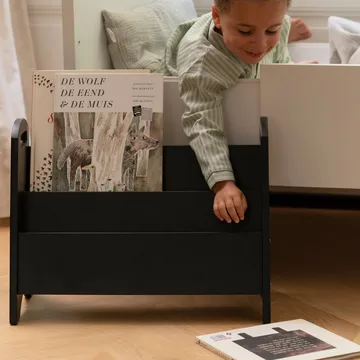 Book Holder bokhylle for barn - Svart - Nofred