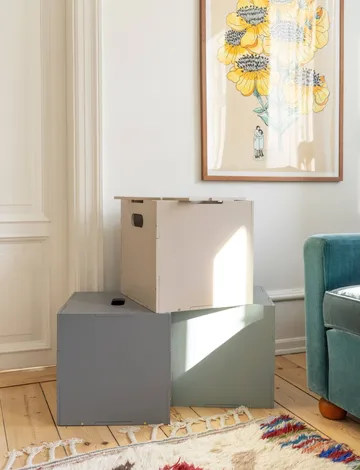Cube Storage oppbevaringsboks - Beige - Nofred