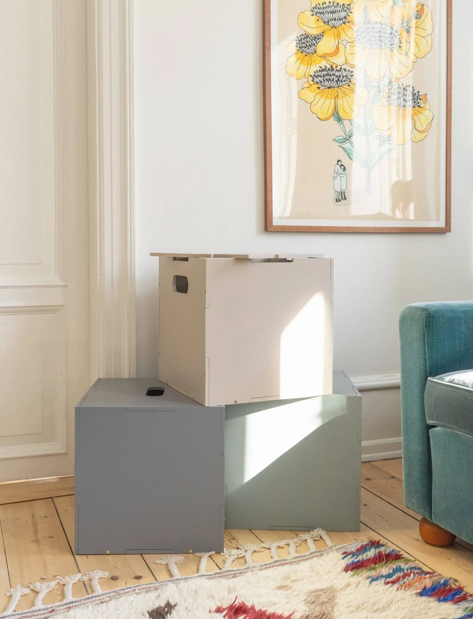 Cube Storage oppbevaringsboks, Olivengrønn Nofred