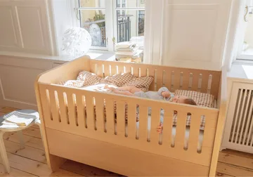 Form baby & juniorseng 166x77,5x87 cm - Eik - Nofred