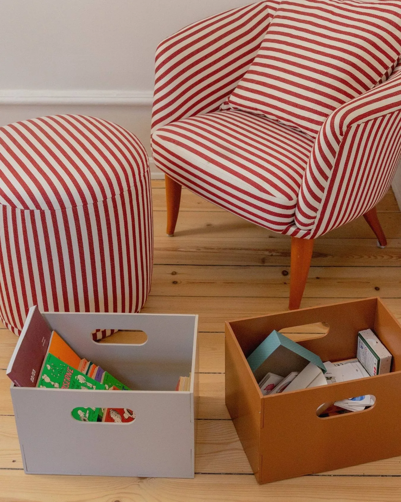 Kiddo Box oppbevaringsboks, Beige Nofred