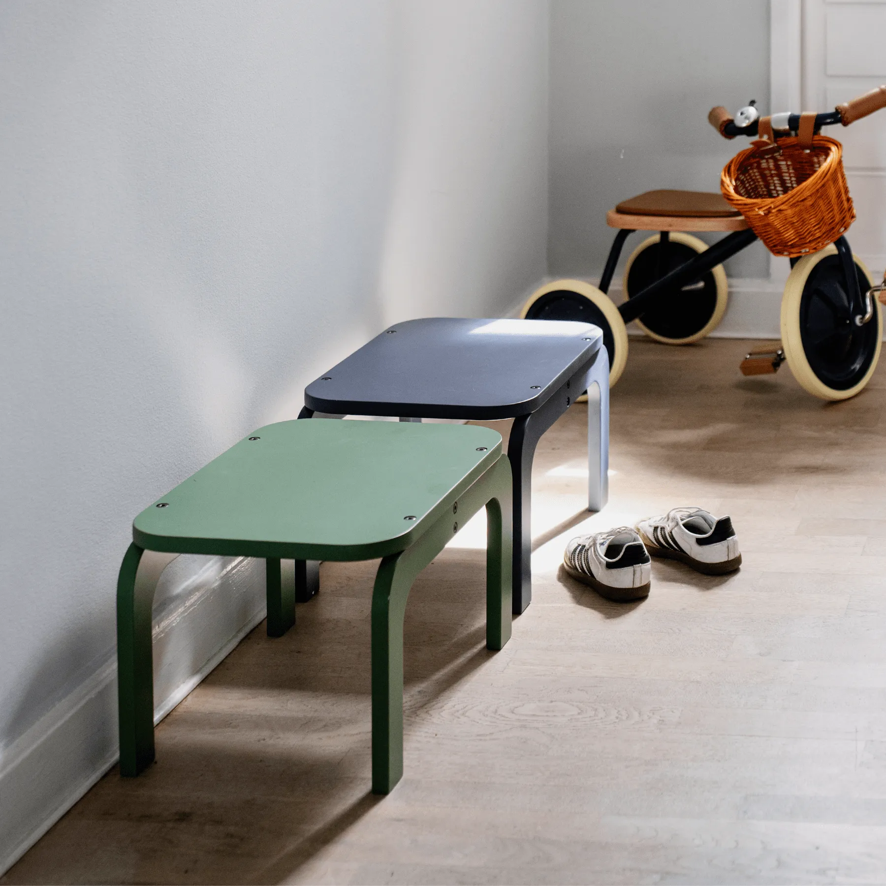 Kiddo Step Seat krakk, Blue Nofred