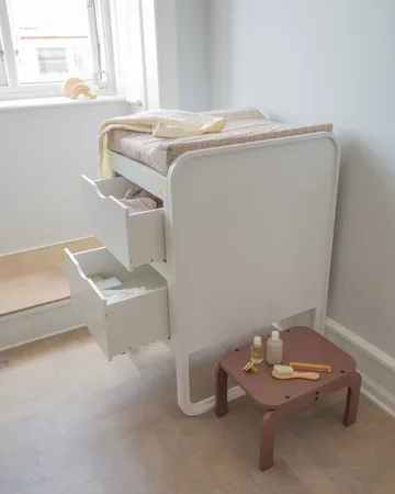 Kiddo Step Seat krakk - Dusty rose - Nofred