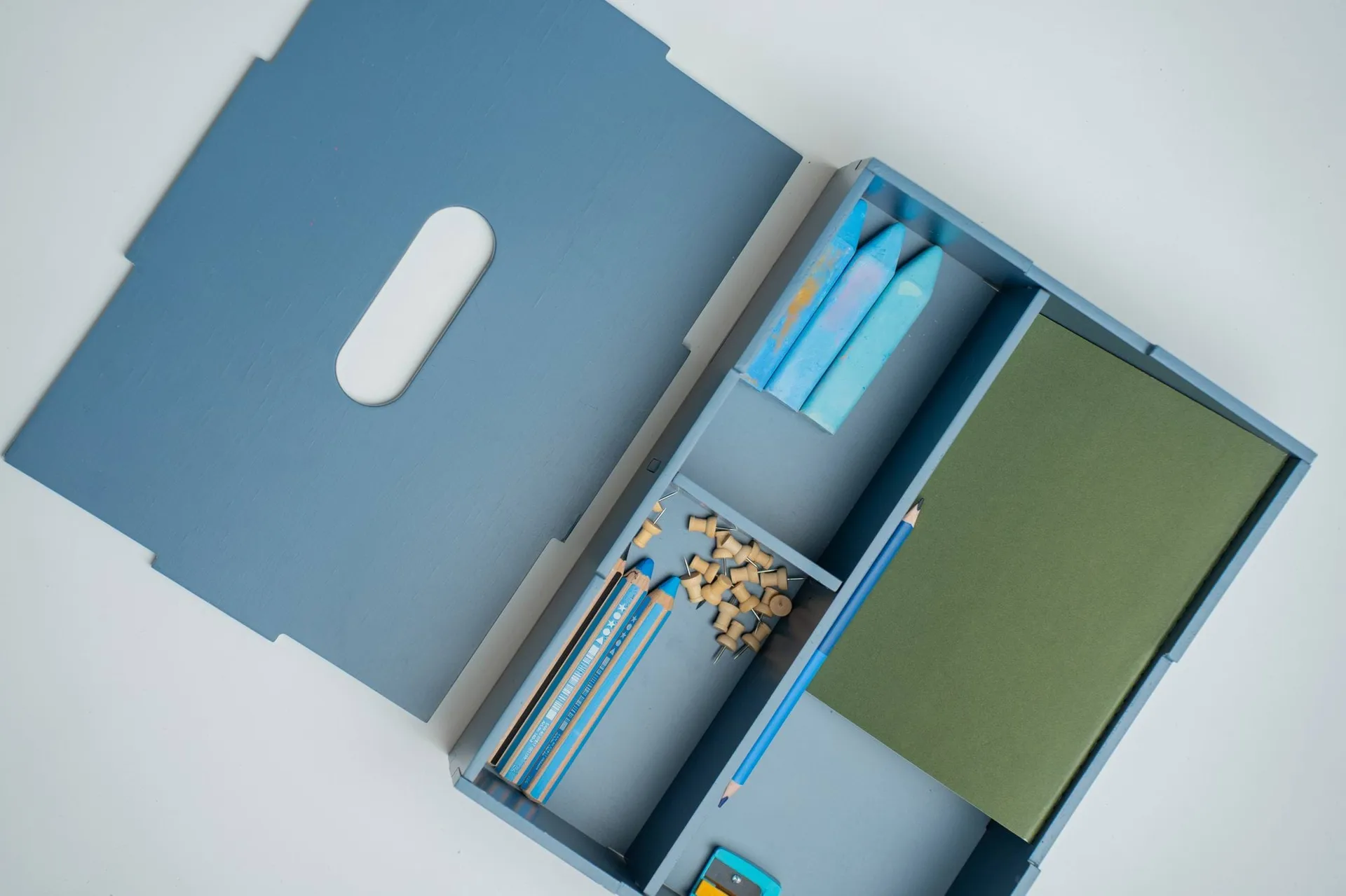Kiddo Tool Box oppbevaringsboks, Blå Nofred