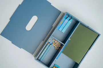 Kiddo Tool Box oppbevaringsboks - Blå - Nofred