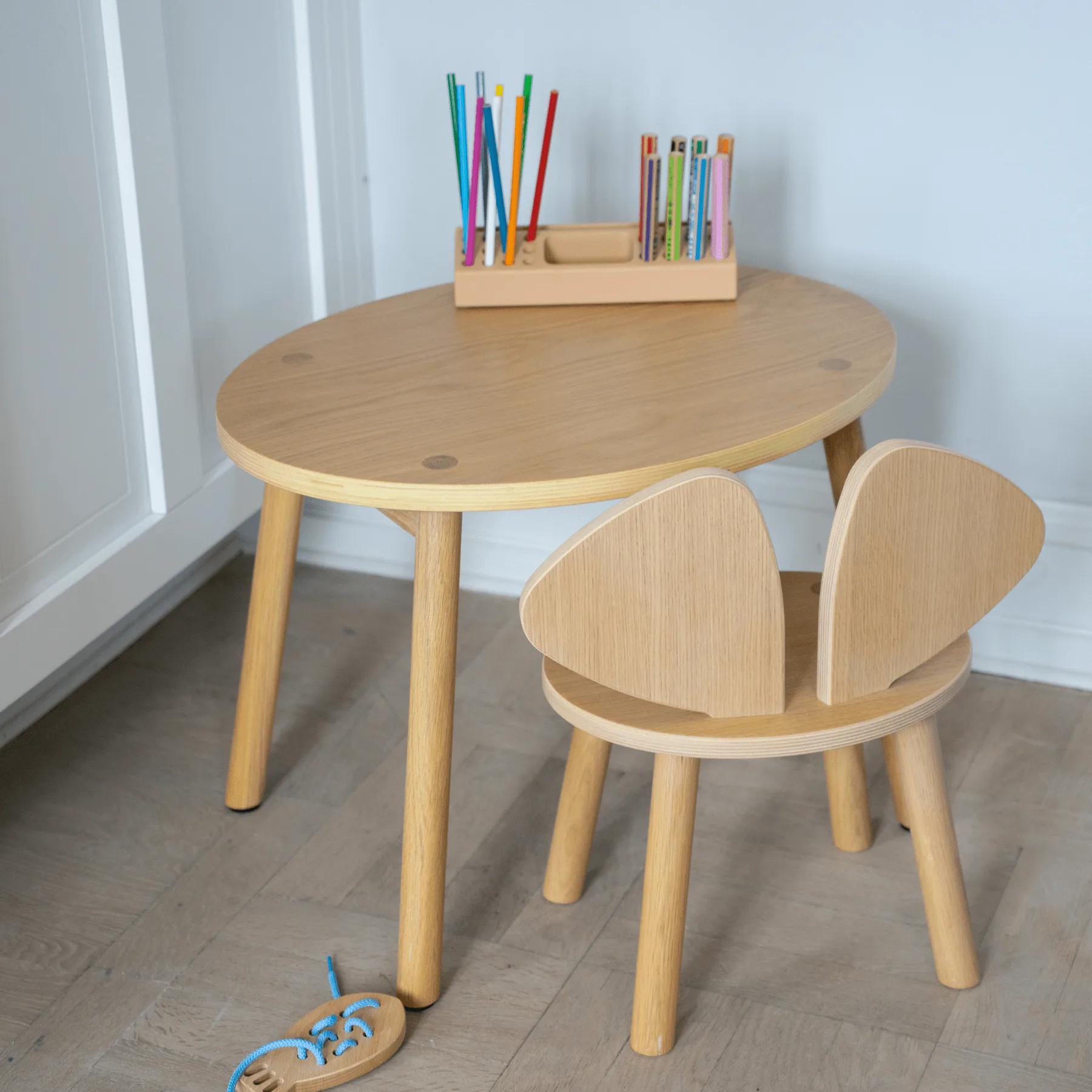 Mouse Chair barnestol, Eik Nofred