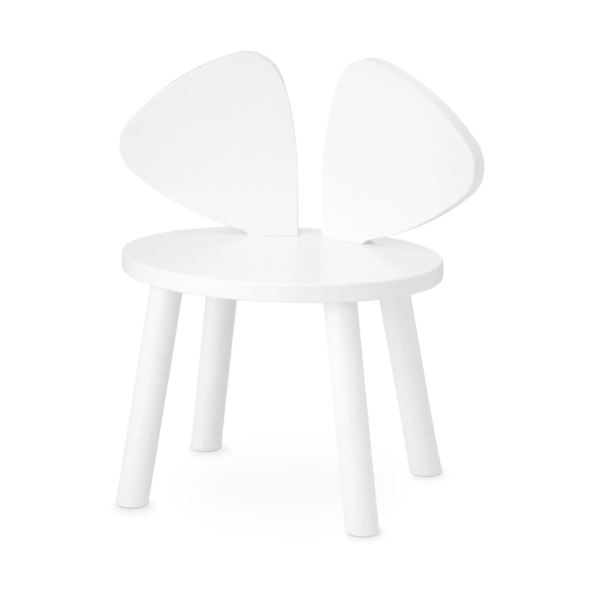 Mouse Chair barnestol, Hvit Nofred