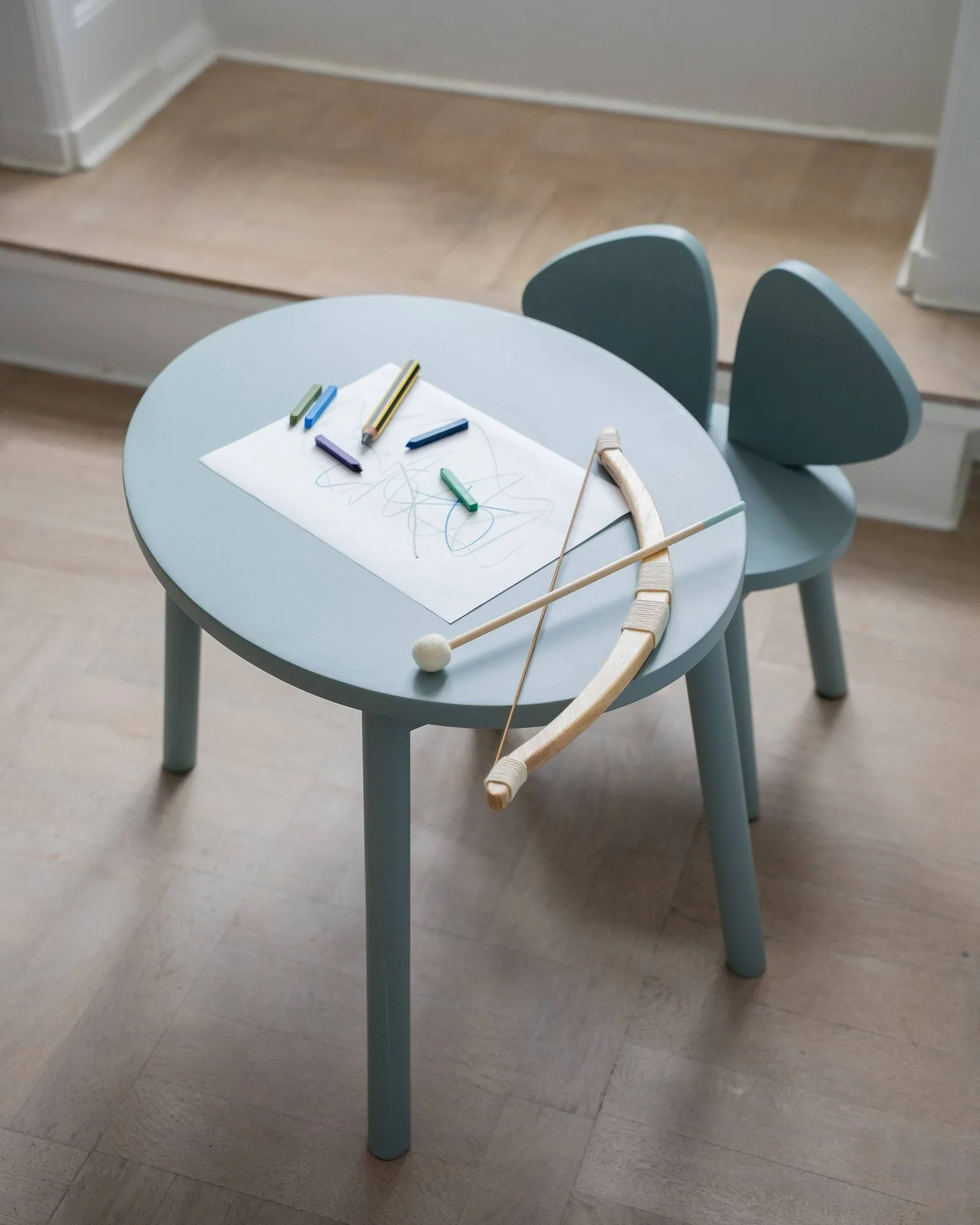 Mouse Chair barnestol, Olive green Nofred