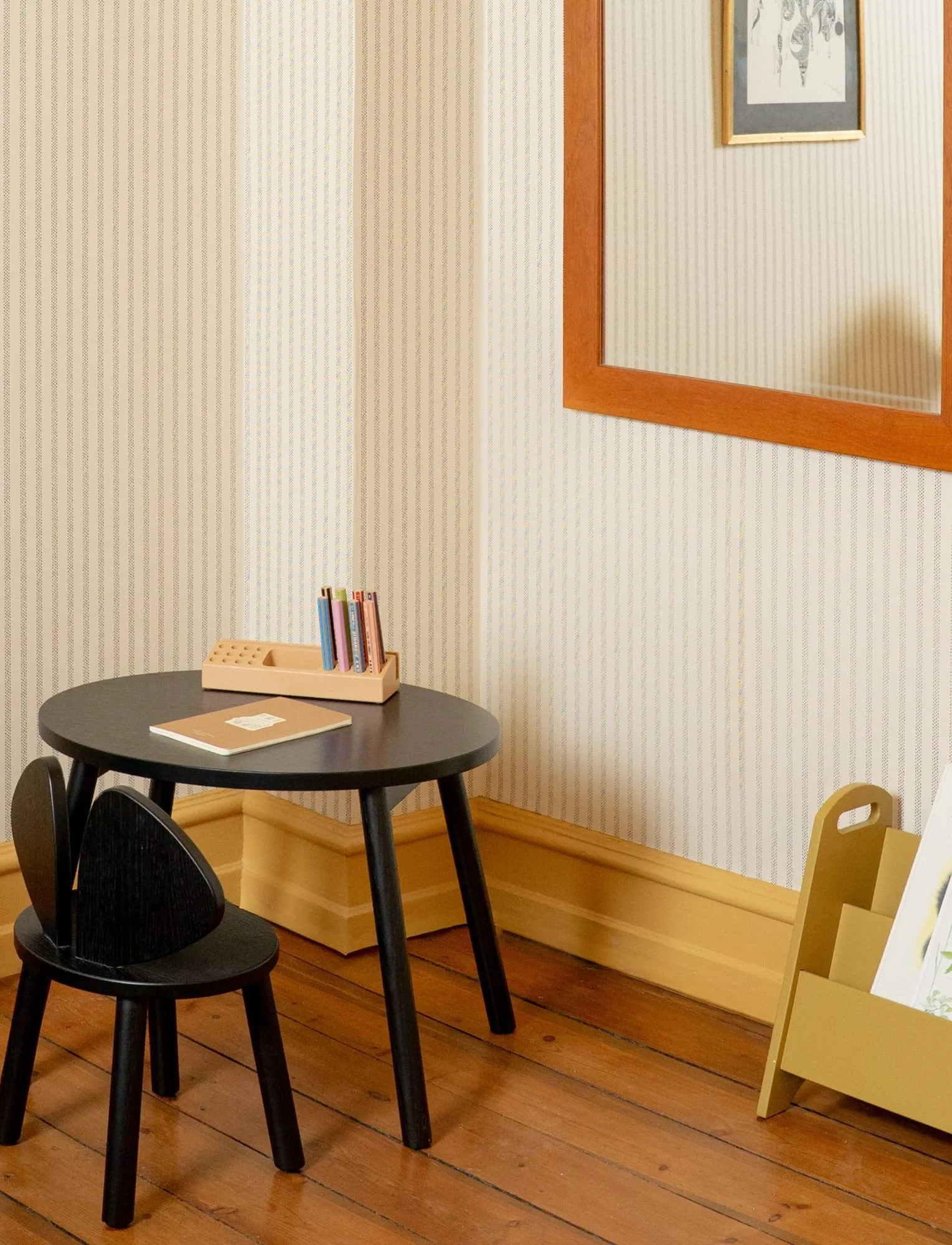 Mouse Chair barnestol, Svart Nofred