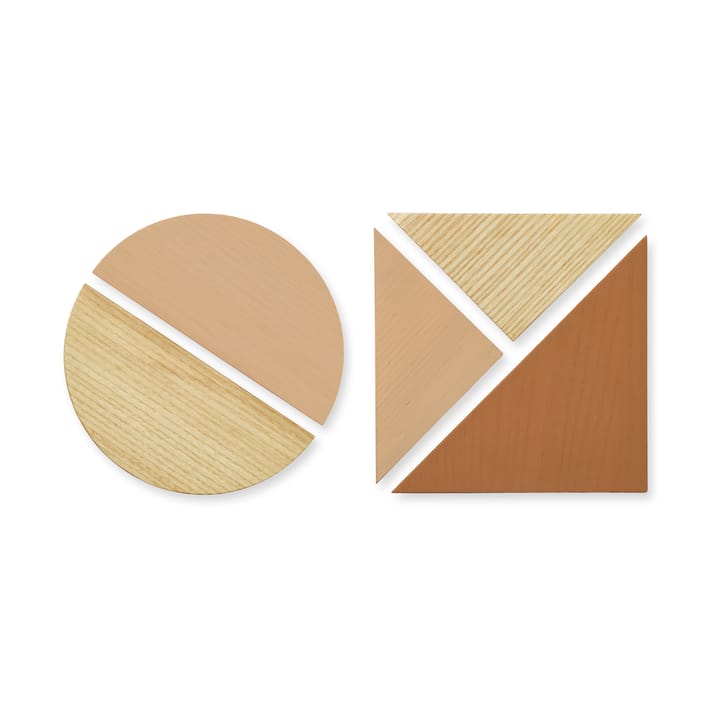 Pin Magnets magnetsett 5 stk - Sand - Nofred