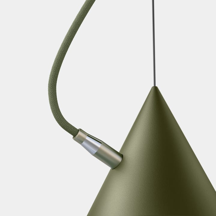 Castor pendel 20 cm, Militærgrønn-grønn-messing Noon