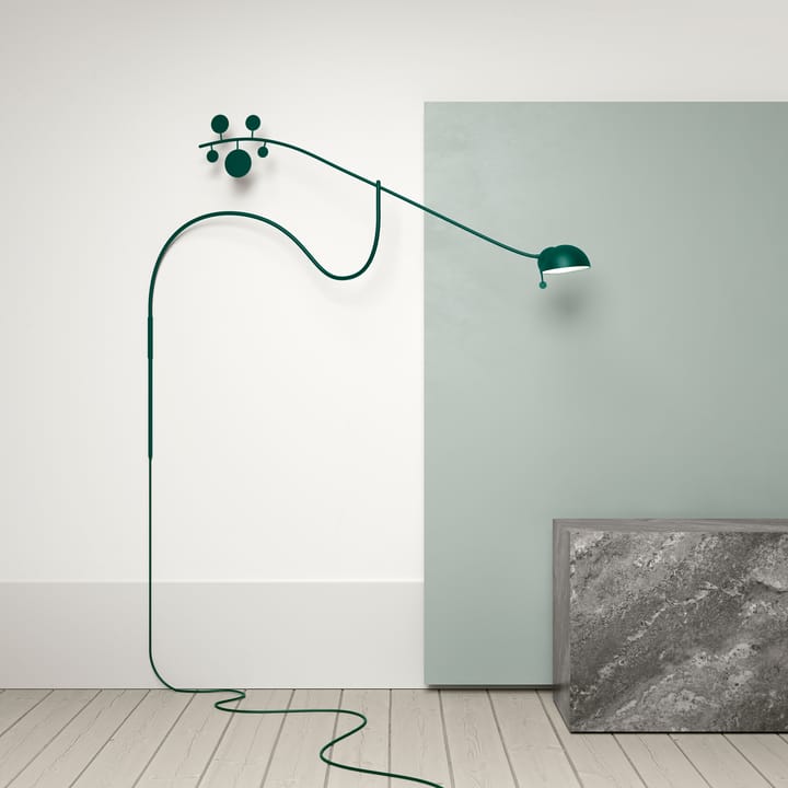 Juno vegglampe, British racing green-mørkegr�ønn Noon