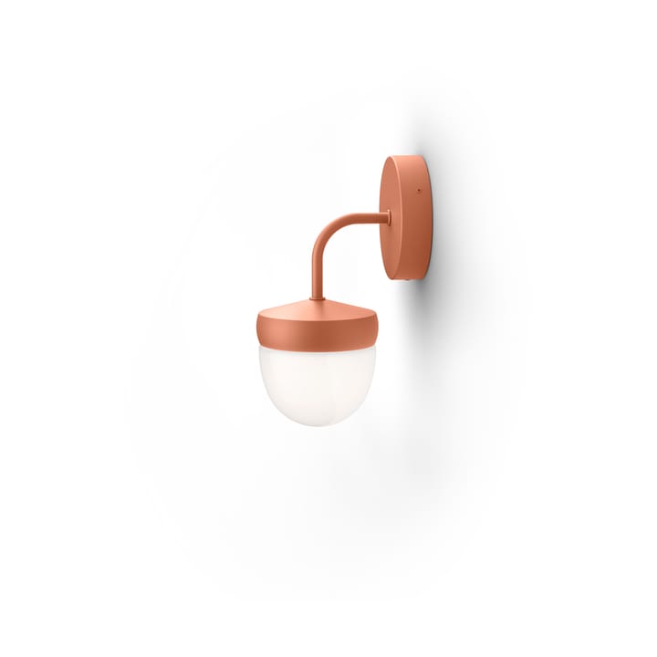 Pan vegglampe frostet 10 cm - Aprikos - Noon