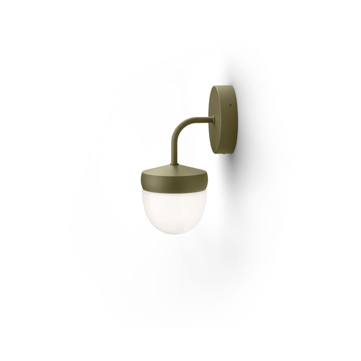 Pan vegglampe frostet 10 cm - Olivengrå - Noon