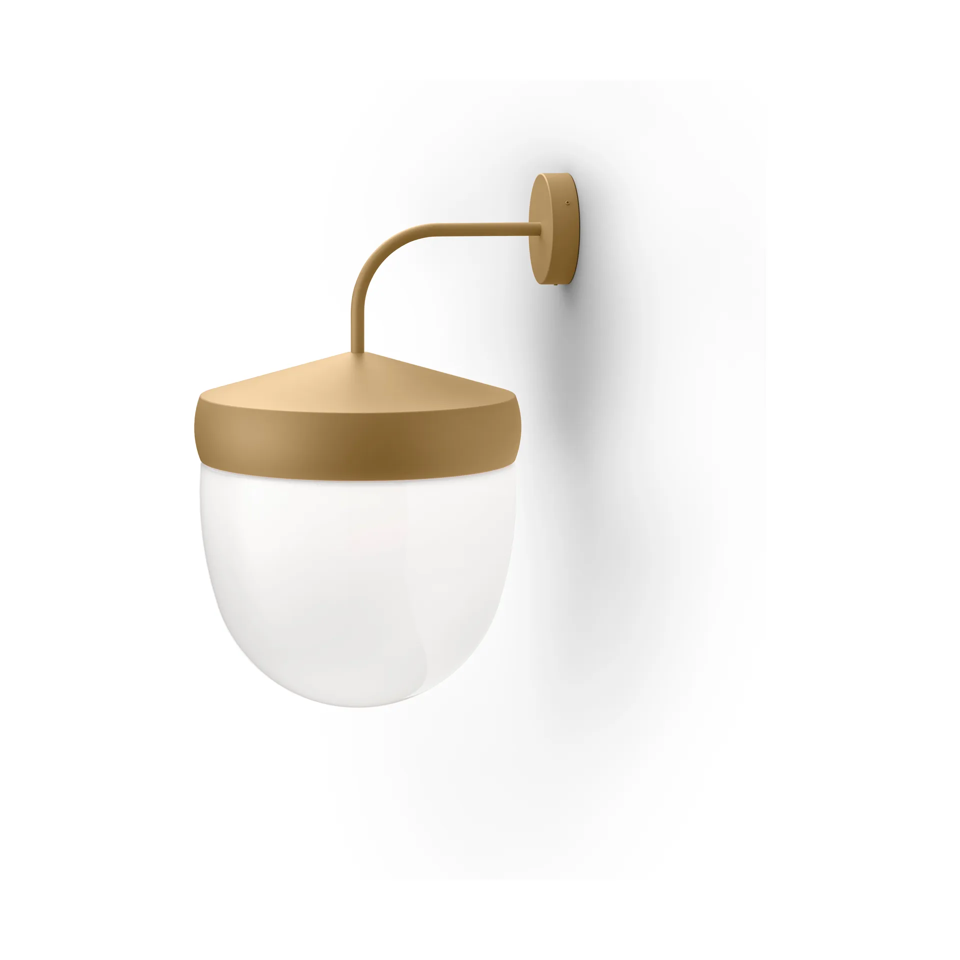 Pan vegglampe frostet 30 cm, Beige Noon