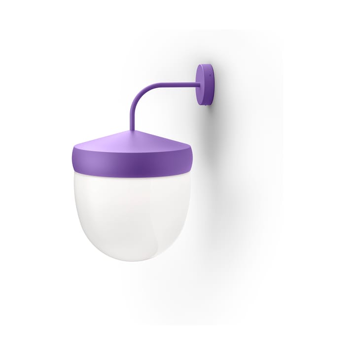 Pan vegglampe frostet 30 cm - Lilla - Noon