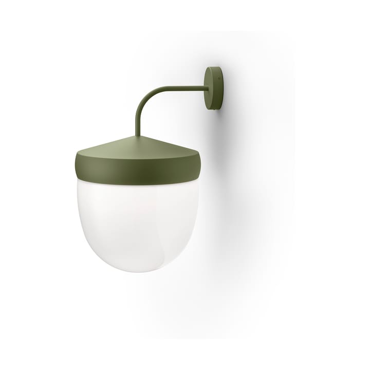 Pan vegglampe frostet 30 cm - Militærgrønn - Noon