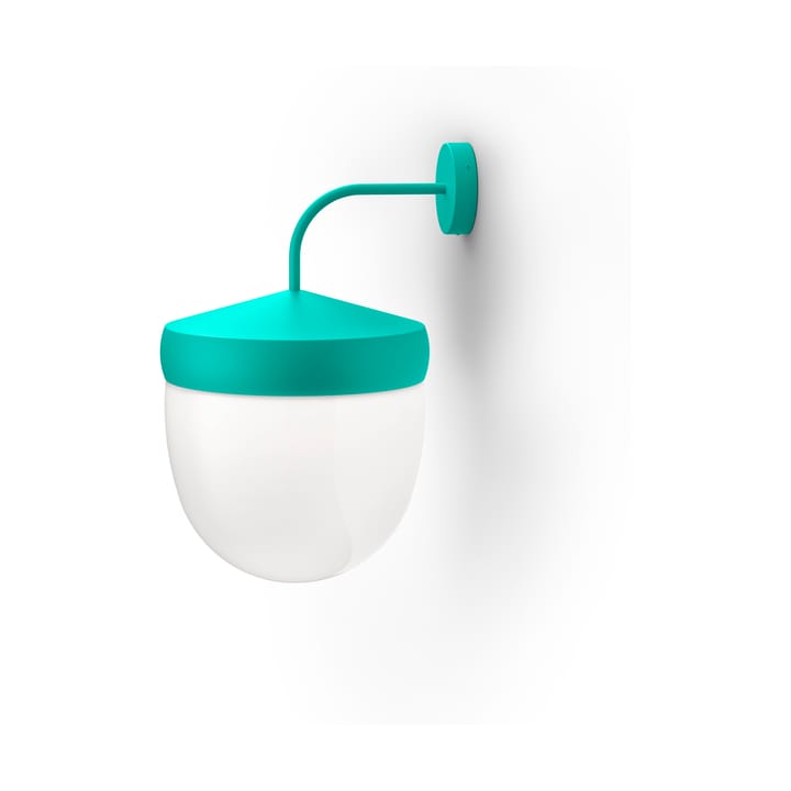 Pan vegglampe frostet 30 cm - Turkis - Noon