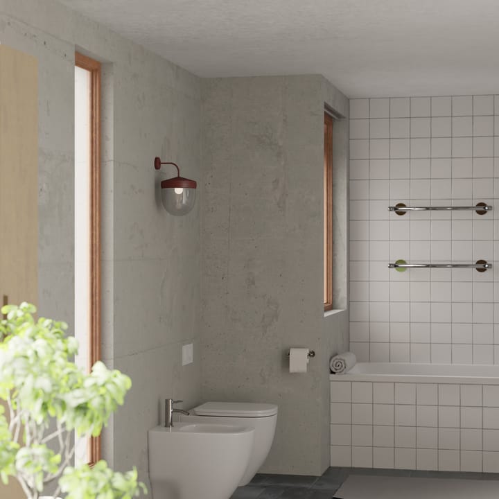 Pan vegglampe klar 30 cm, Bordeauxrød Noon