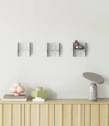 Alu Shelf hylle 25 cm - Aluminium - Normann Copenhagen