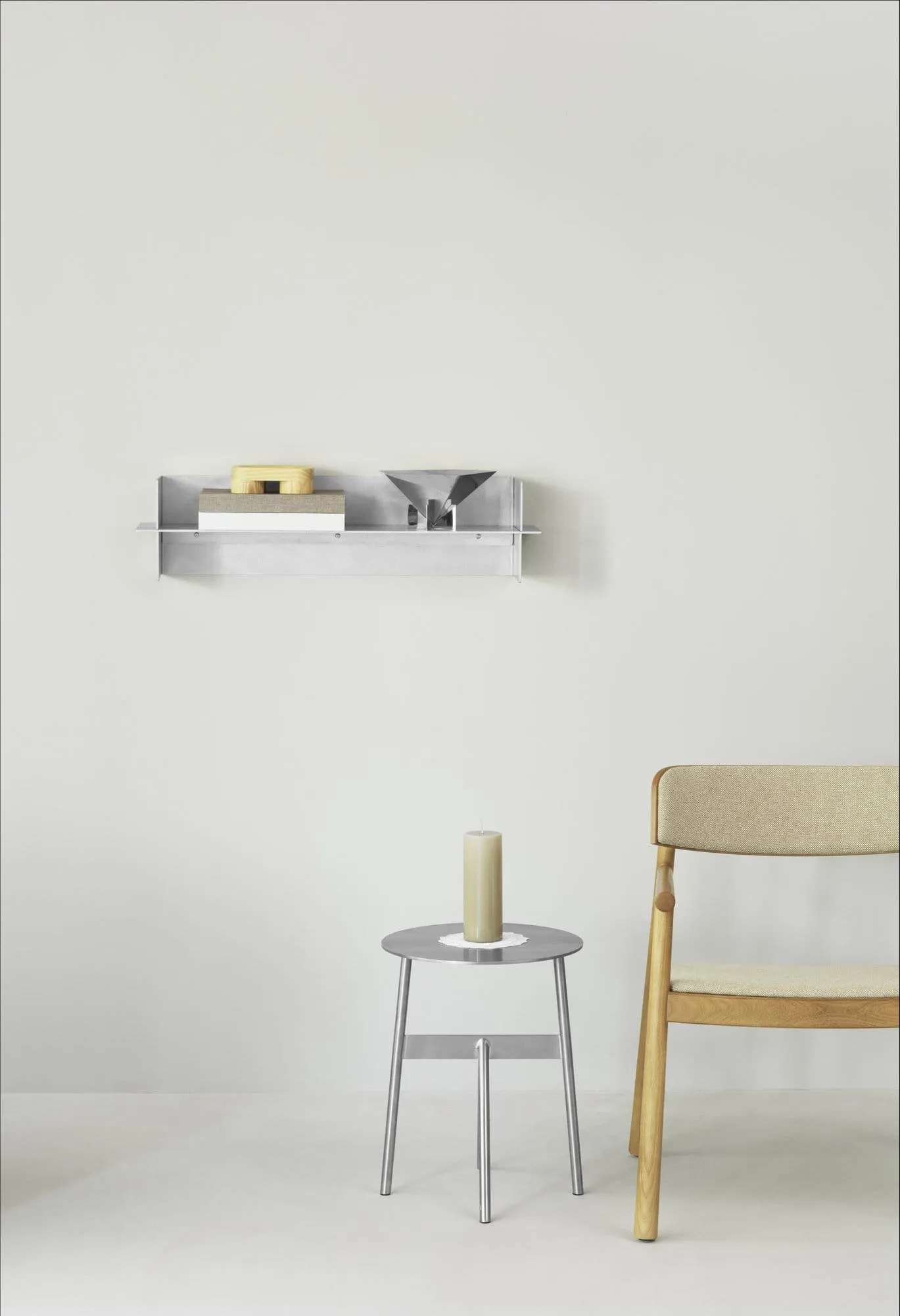 Alu Shelf hylle 80 cm, Aluminium Normann Copenhagen