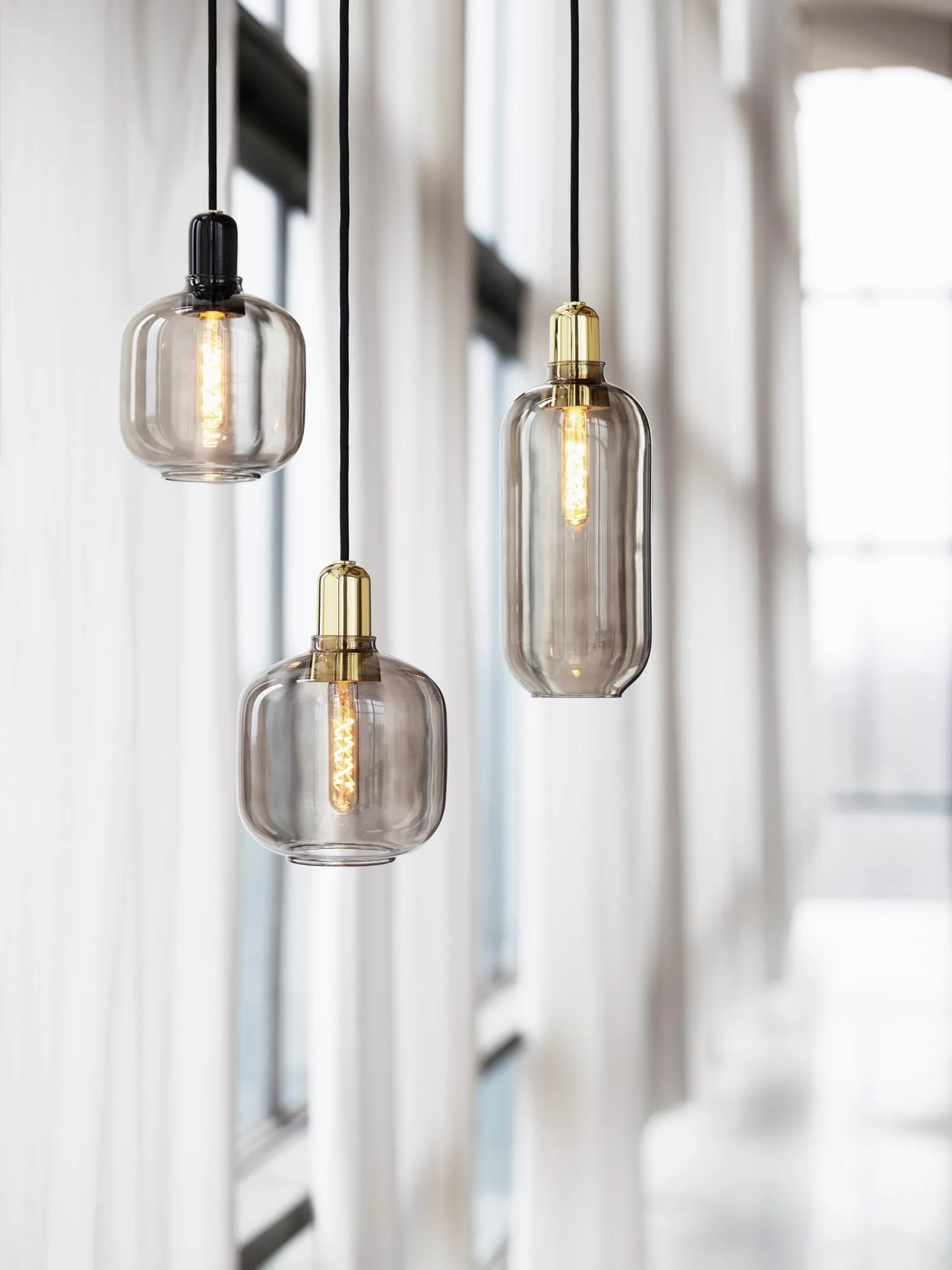 Amp lampe liten, Smoke-messing Normann Copenhagen