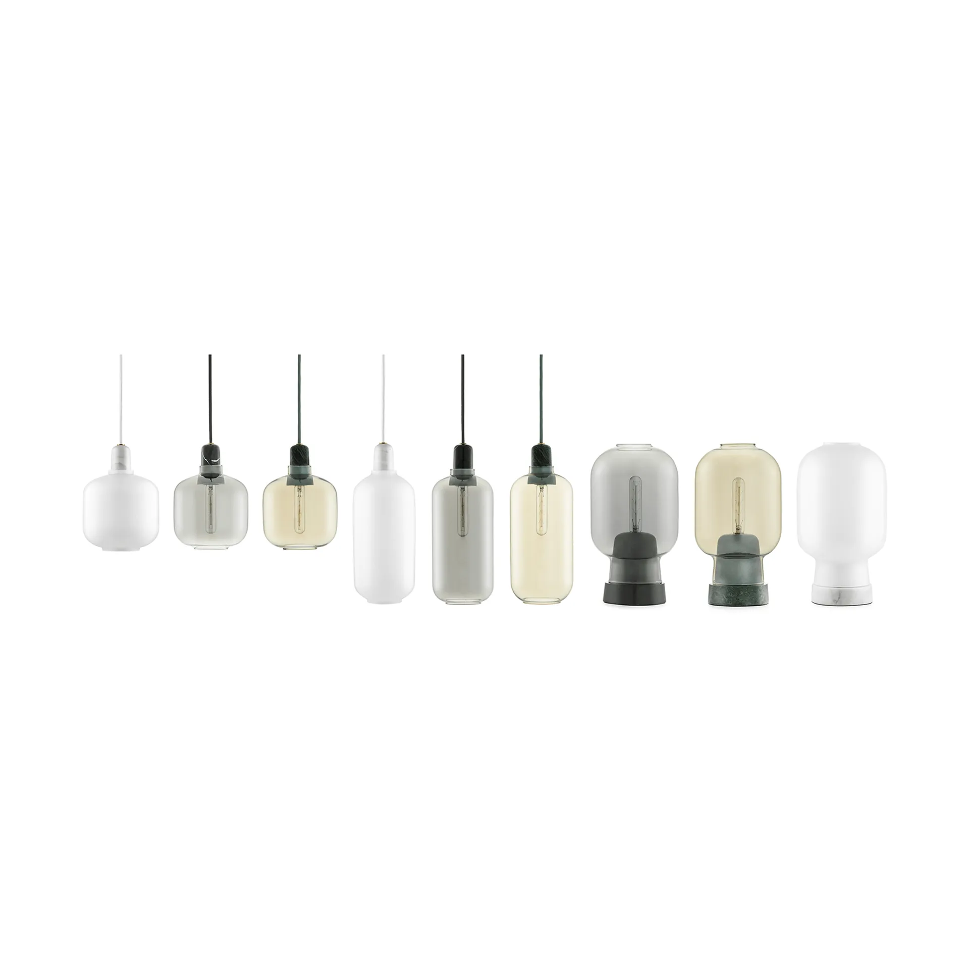Amp lampe stor, hvit Normann Copenhagen