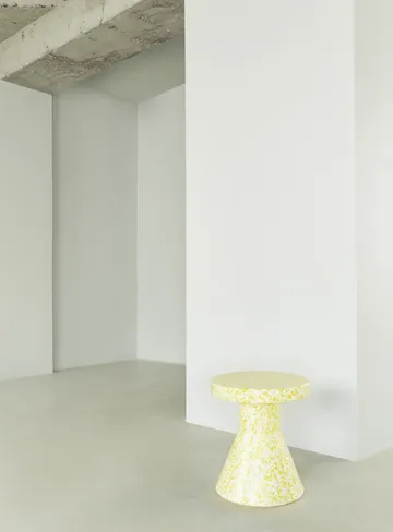 Bit Cone rund krakk - Gul, Ø36x42 cm - Normann Copenhagen